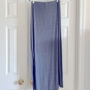 Old Navy gray maxi skirt